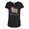 hard corg Maternity Scoop Neck T-shirt