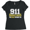 911 dispatcher heroes Women's Triblend Scoop T-shirt
