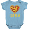 true love heart Baby Bodysuit