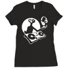 dj et hacke musik Ladies Fitted T-Shirt