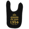 queens are born in 1954 Baby Bibs