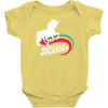 totally straight funny rainbow unicorn Baby Onesie