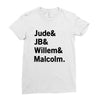 Jude JB Willem Malcolm Ladies Fitted T-Shirt