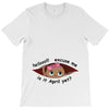 April Peeking Out Baby Girl T-Shirt