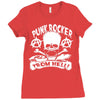 punk rocker from hell Ladies Fitted T-Shirt