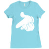 mouse hands ym Ladies Fitted T-Shirt