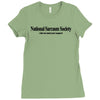 national sarcasm society funny t shirt college Ladies Fitted T-Shirt