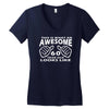 this is what an awesome 60 year old looks like Women's V-Neck T-Shirt
