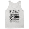 Born In September Tank Top