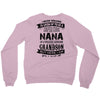 Super Cool Nana Of A Freaking Awesome Grandson Crewneck Sweatshirt