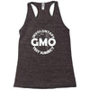 gmo test subject v2 anti gmo soy fruit vegetables Racerback Tank