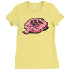 wookie cushion Ladies Fitted T-Shirt