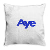 vote aye for scotland scottish yes independence Throw Pillow