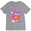 donut ghost baking V-Neck Tee