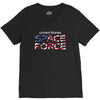 United States Space Force American Flag V-Neck Tee