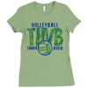 volleyball thvb tampa high Ladies Fitted T-Shirt
