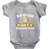 bachelor party drinking team wedding groomsmen bridal funny Baby Bodysuit