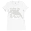 no porpoise Ladies Fitted T-Shirt
