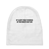 clients think i'm working web site Baby Beanies