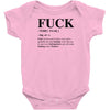 Fuck verb Infant Clothing