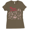 Women's March The Present is Female Ladies Fitted T-Shirt