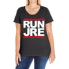 joe rogan run jre Ladies Curvy T-Shirt