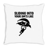 sliding into your dm's like Throw Pillow