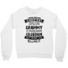 Super Cool Grammy Of A Freaking Awesome Grandson Crewneck Sweatshirt