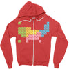 periodic table of america Zipper Hoodie