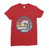 sea wawe Ladies Fitted T-Shirt