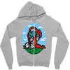 little mummra after a rough day Zipper Hoodie