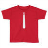 skinny white tie Toddler T-shirt