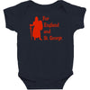 for england and st Baby Bodysuit