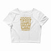 coffee addict Crop Top