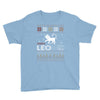 santa leo christmas ugly t shirts Youth Tee