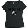 we got the power 4 Women's Triblend Scoop T-shirt