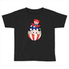 4th of July Peeking Baby Inside Egg Toddler T-shirt