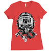 skull pilot Ladies Fitted T-Shirt