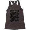Don't Be Jealous I Know My Wife Is Smokin' Hot but She Can't Help It Racerback Tank