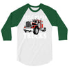 still plays with trucks family matching 3/4 Sleeve Shirt