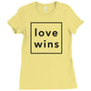 Love Wins Ladies Fitted T-Shirt