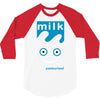 blur milk coffee and tv rock music band 3/4 Sleeve Shirt