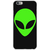 uomo alieno ufo stampa verde fluo divertente mitiche iPhone 6/6s Case