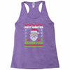 most wanted beard man this christmas Racerback Tank