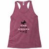 its the sudden deceleration that kills you funny physics Racerback Tank