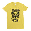 Life After Death Mess With My Wife Ladies Fitted T-Shirt