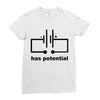 has potential Ladies Fitted T-Shirt