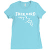 lynyrd skynard free bird ronnie van zant Ladies Fitted T-Shirt