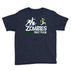 zombies hate fast food Youth Tee