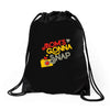 mom's gonna snap Drawstring Bags
